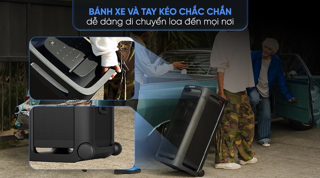 Loa kéo karaoke Sony ULT Tower 9 SRS-ULT900/CSP6 800W