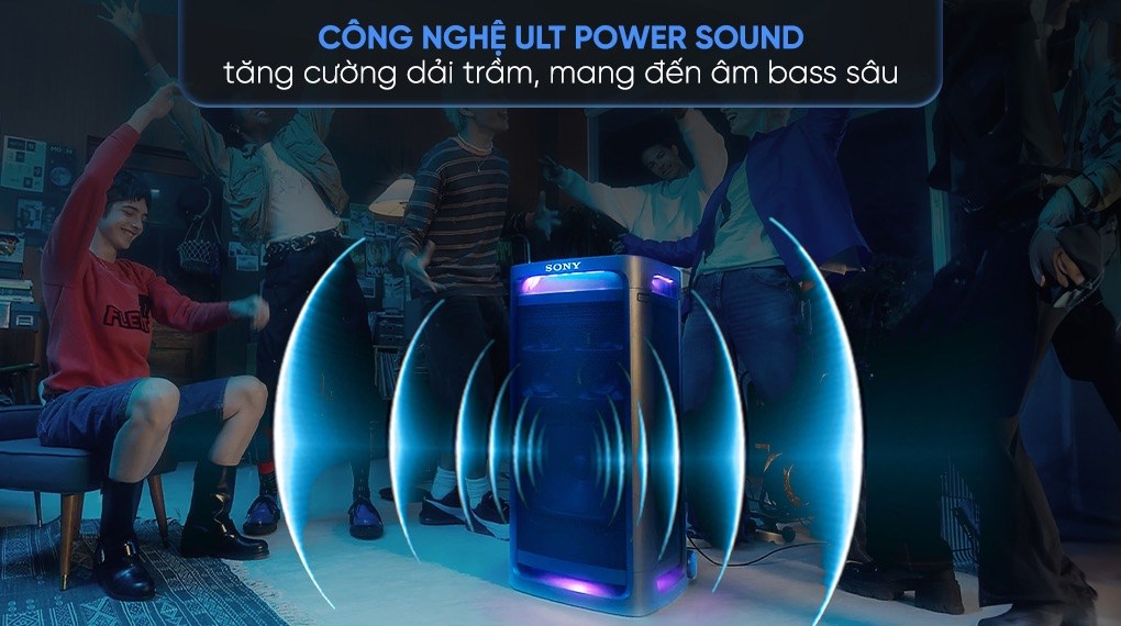 Loa kéo karaoke Sony ULT Tower 9 SRSULT900ACCSP6 800W