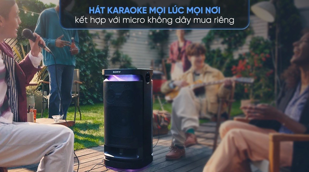 Loa kéo karaoke Sony ULT Tower 9 SRSULT900ACCSP6 800W