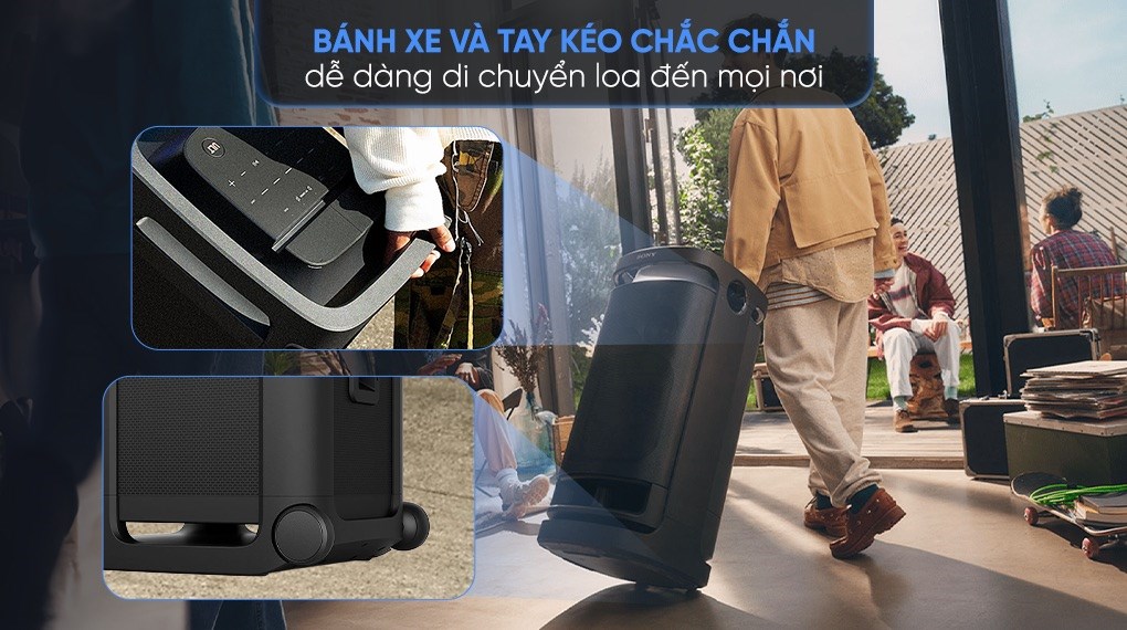 Loa kéo karaoke Sony ULT Tower 9 SRSULT900ACCSP6 800W