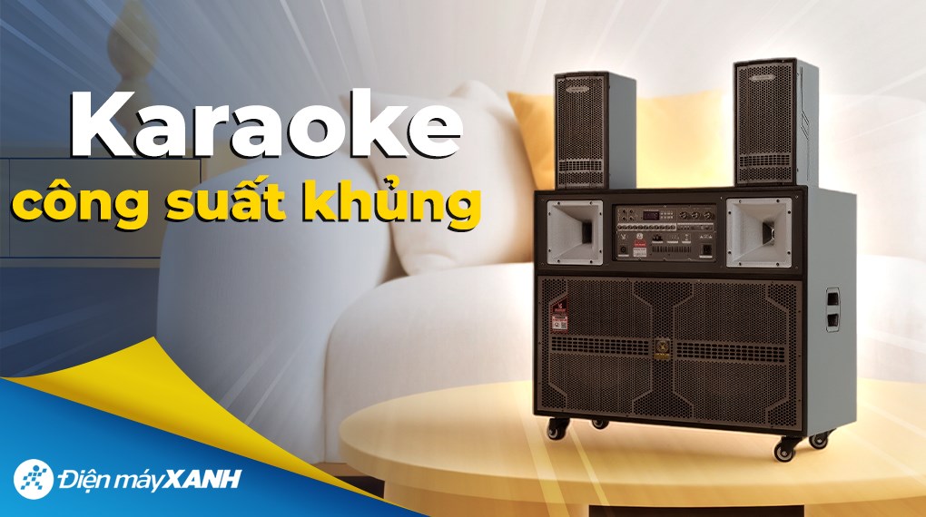 Loa karaoke xách tay BOBOS BS-989 2500W