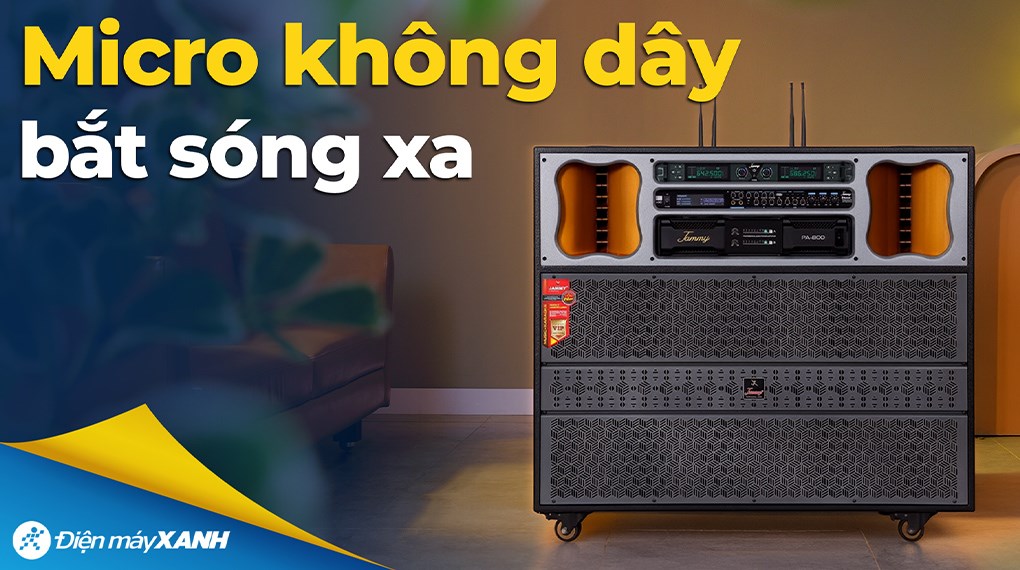 Loa kéo điện karaoke Jammy N6868K Pro 4200W