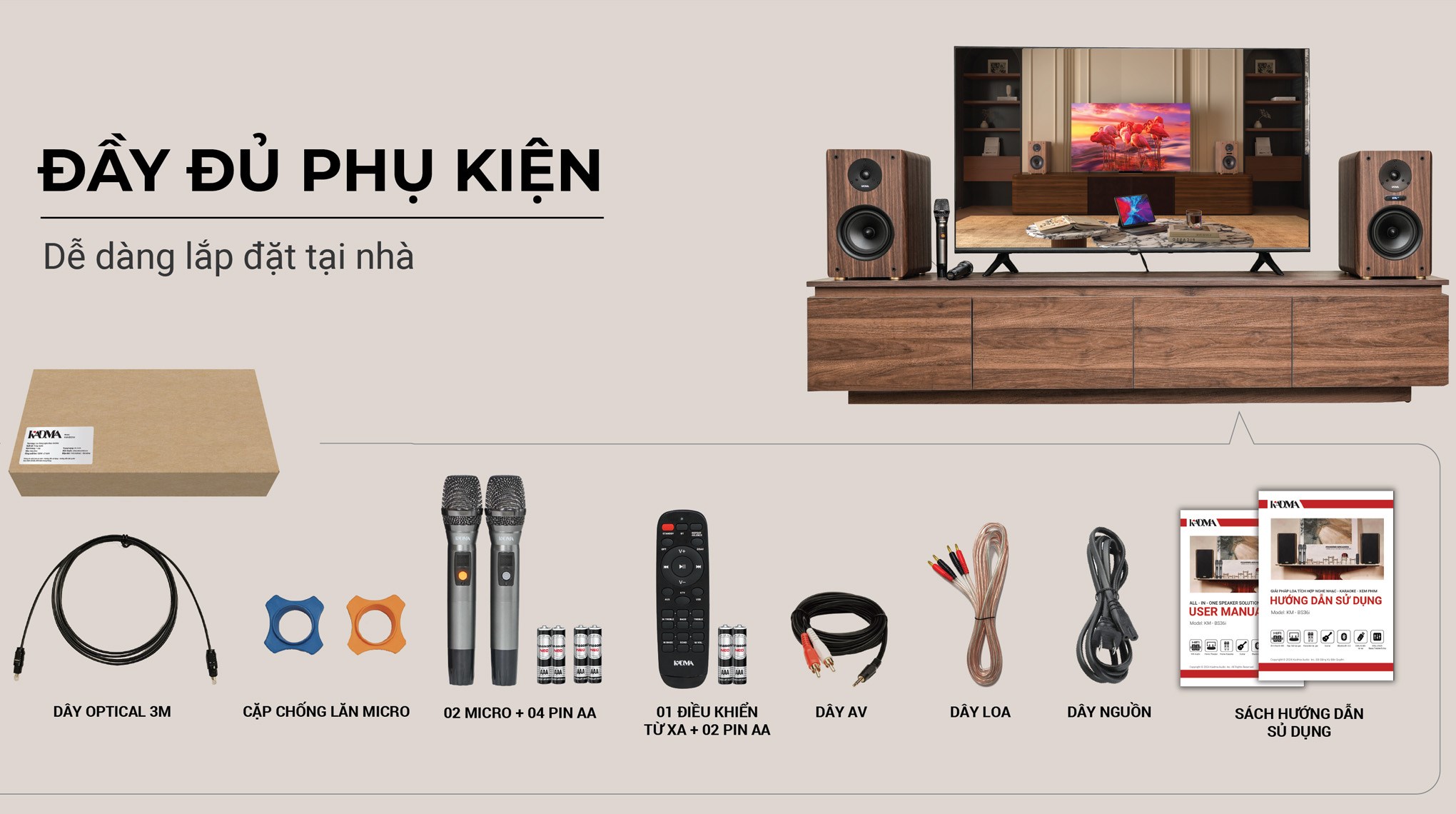 Cặp loa Bluetooth KADMA KM-BS36i