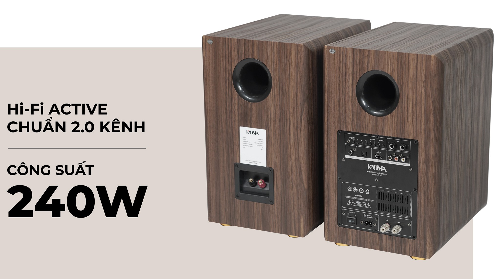 Cặp loa Bluetooth KADMA KM-BS36i