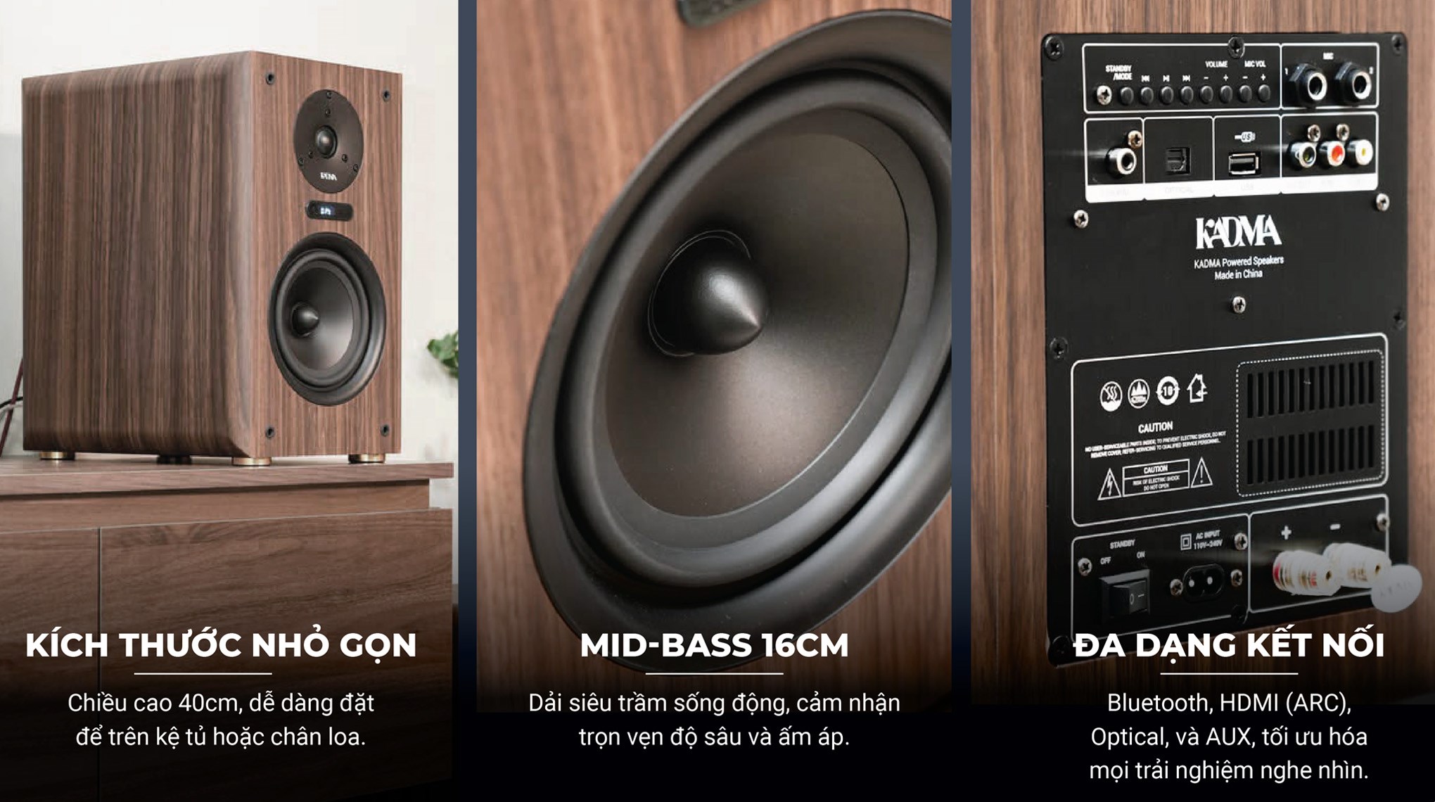 Cặp loa Bluetooth KADMA KM-BS36i