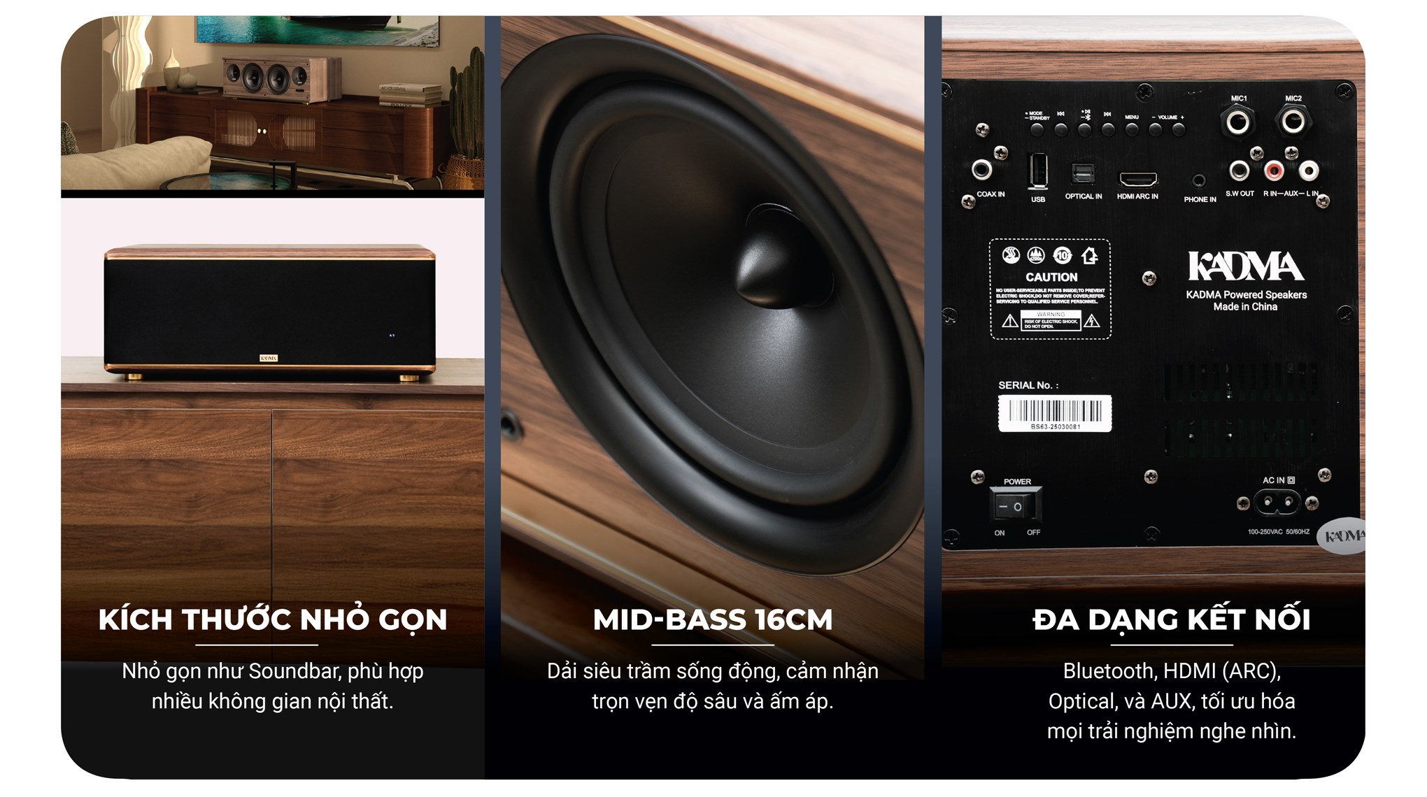 Loa Bluetooth KADMA KM-BS63