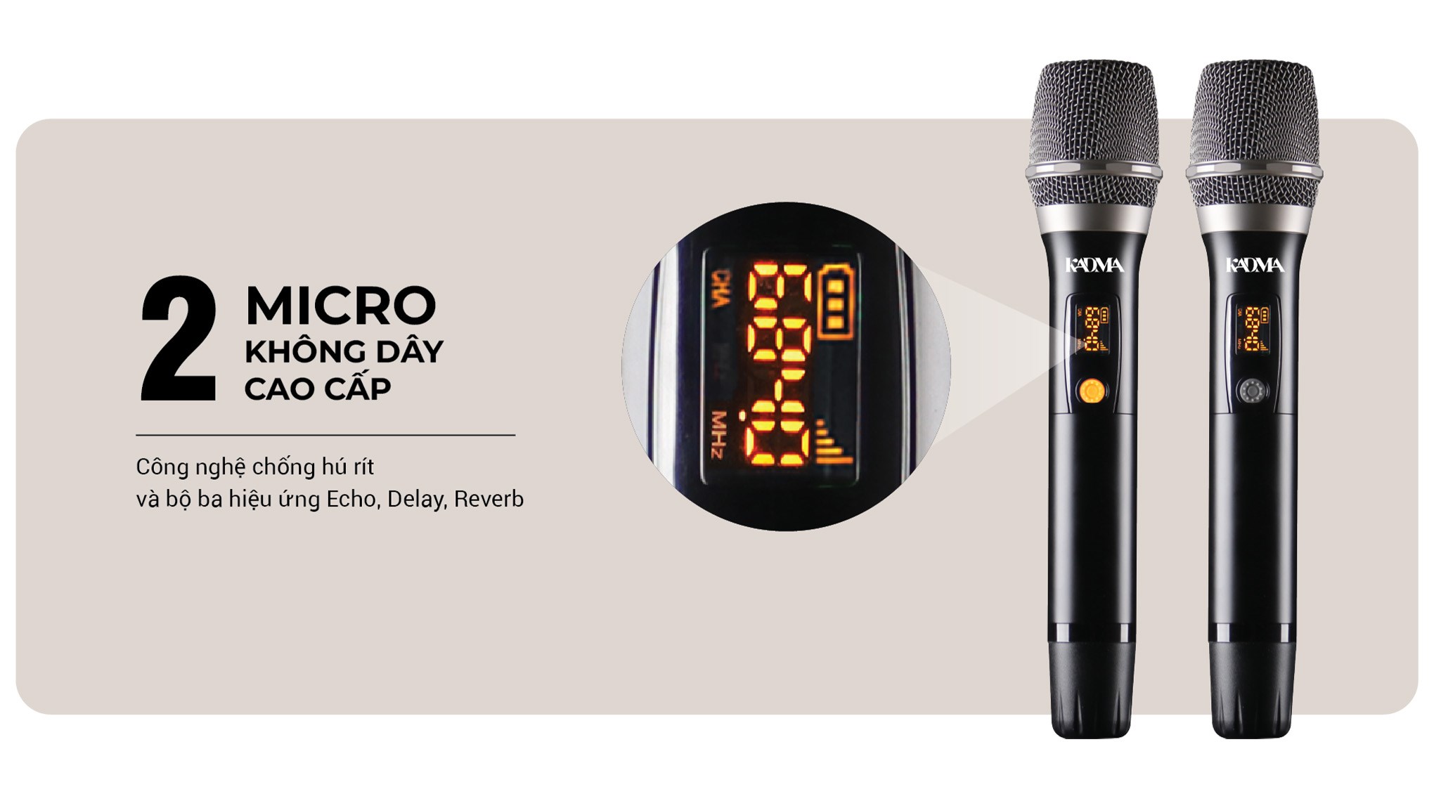 Loa Bluetooth KADMA KM-KS68 - Đen
