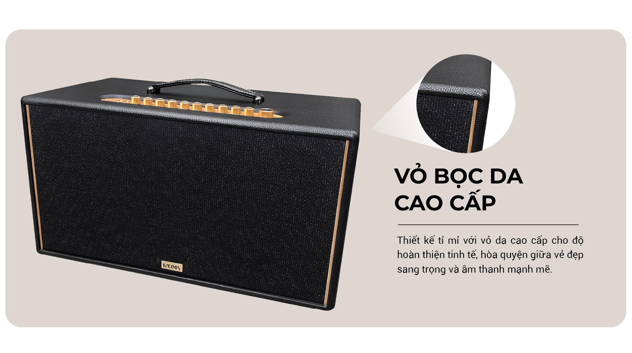 Loa Bluetooth KADMA KM-KS68 - Đen