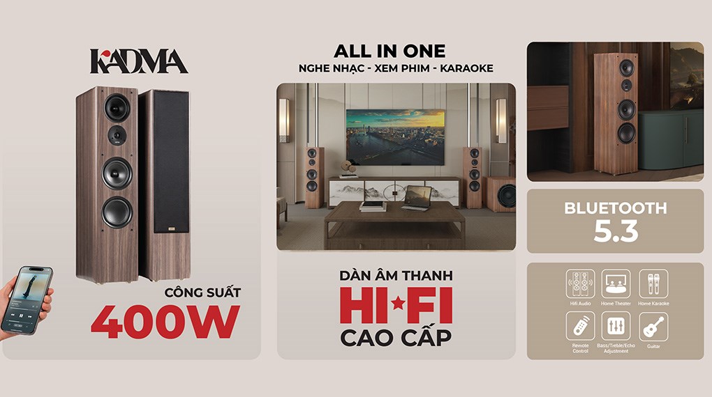 Cặp loa Bluetooth KADMA BS68