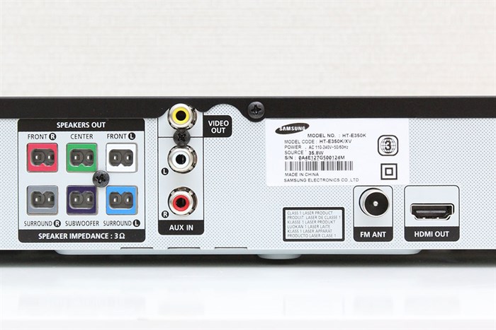 Dàn máy Samsung HT-E350K 5.1 CH Màu Đen