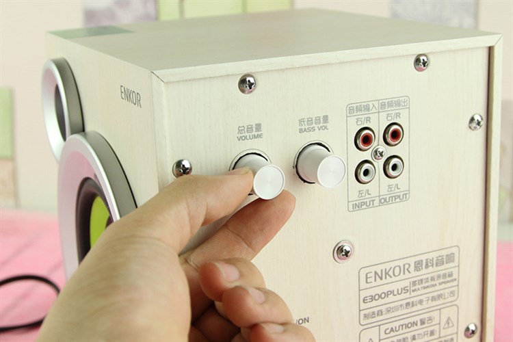 Loa vi tính Enkor E300 Plus Màu Trắng