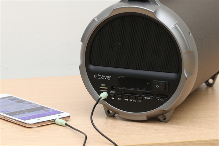 Loa Bluetooth eSaver S12B Màu Nâu