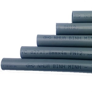 Ống nước nhựa PVC Ø 21, Ø27  Bình Minh