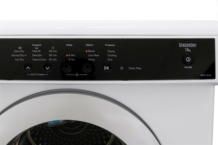 Máy sấy Electrolux 7.5 kg EDS7552 Màu Trắng