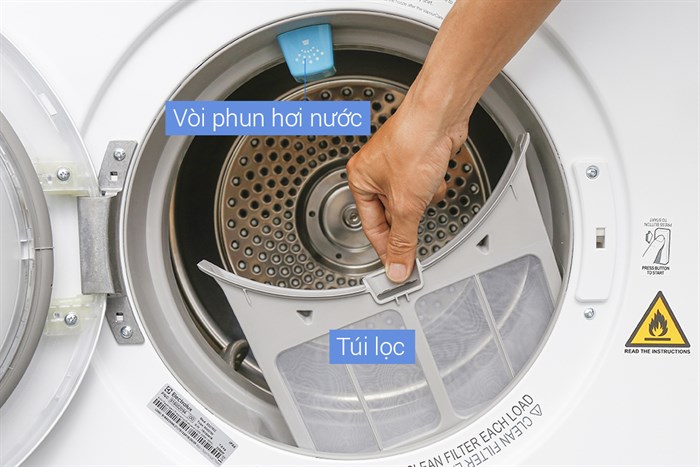 Máy sấy Electrolux 7.5 kg EDS7552 Màu Trắng