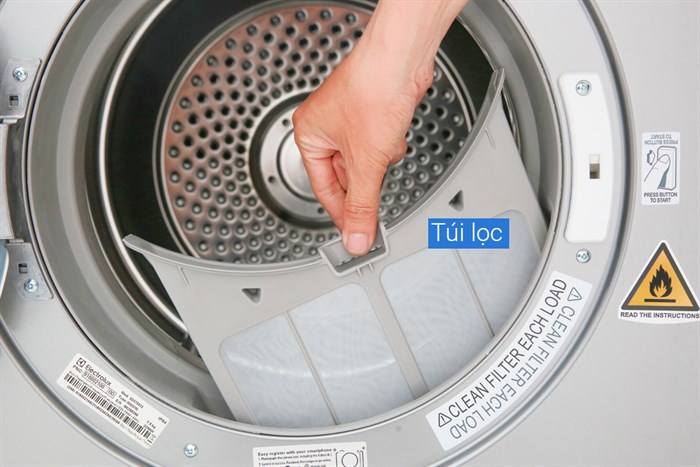 Máy sấy Electrolux 7.5 kg EDS7552S Màu Xám