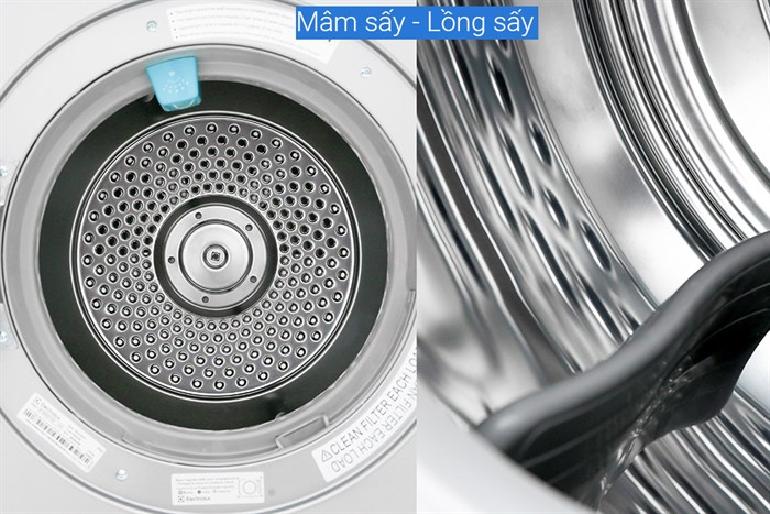 Máy sấy Electrolux 7.5 kg EDS7552S Màu Xám