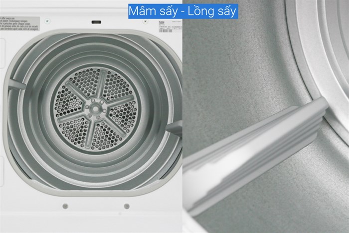 Máy sấy Beko 7 kg DV7110 Màu Trắng
