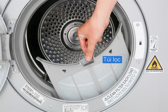 Máy sấy Electrolux 7.5 kg EDV7552S Màu Xám