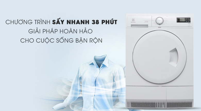 Máy sấy Electrolux 8 kg EDC2086PDW