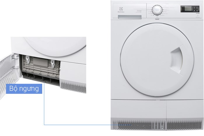 Máy sấy Electrolux 8 kg EDC2086PDW Màu Xám