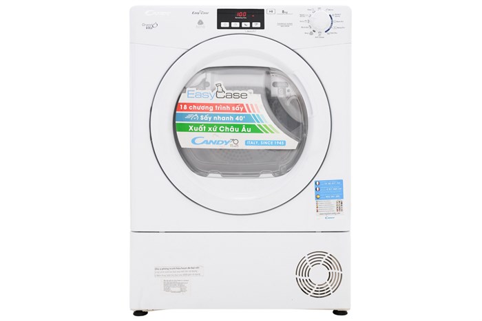 Máy sấy Candy 8 kg GVC D813B-S