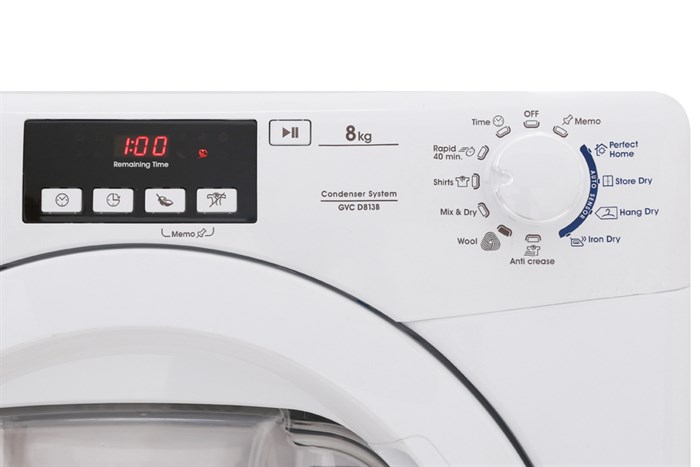 Máy sấy Candy 8 kg GVC D813B-S