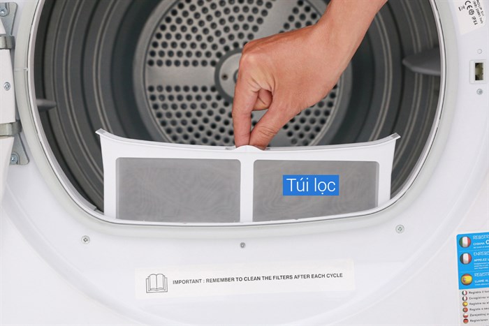 Máy sấy Candy 8 kg GVC D813B-S