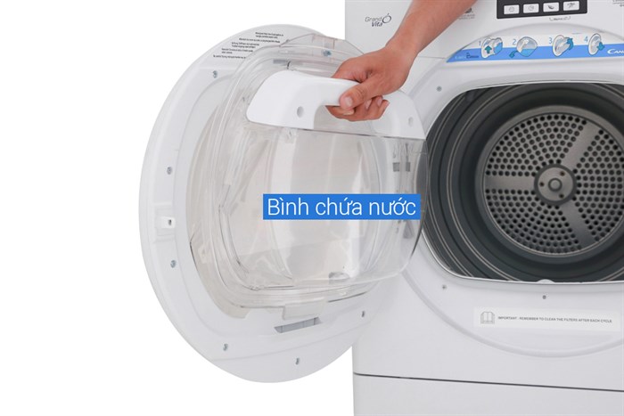 Máy sấy Candy 8 kg GVC D813B-S