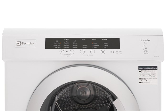 Máy sấy Electrolux 8 Kg EDV8052 Màu Trắng