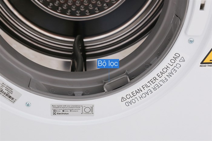 Máy sấy Electrolux 8 Kg EDV8052 Màu Trắng