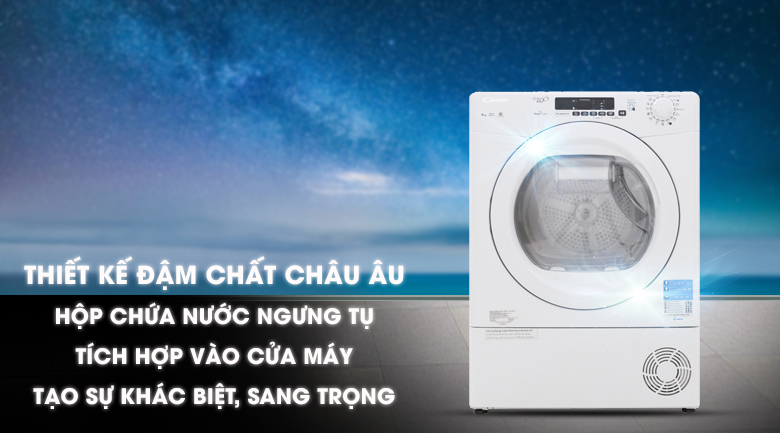 Máy sấy Candy 9 Kg GVS C9DE-S