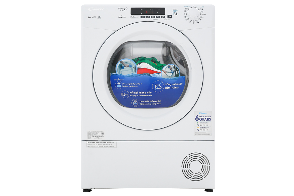 Máy sấy Candy 8 Kg GVS C8DE-S