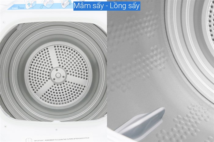 Máy sấy Candy 8 Kg GVS C8DE-S