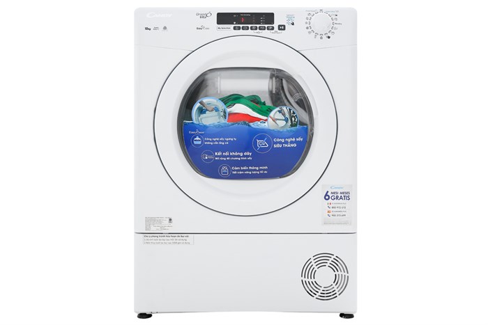 Máy sấy Candy 10 Kg GVS C10DE-S Màu Trắng
