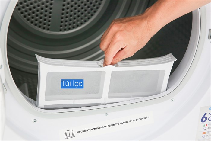 Máy sấy Candy 10 Kg GVS C10DE-S Màu Trắng