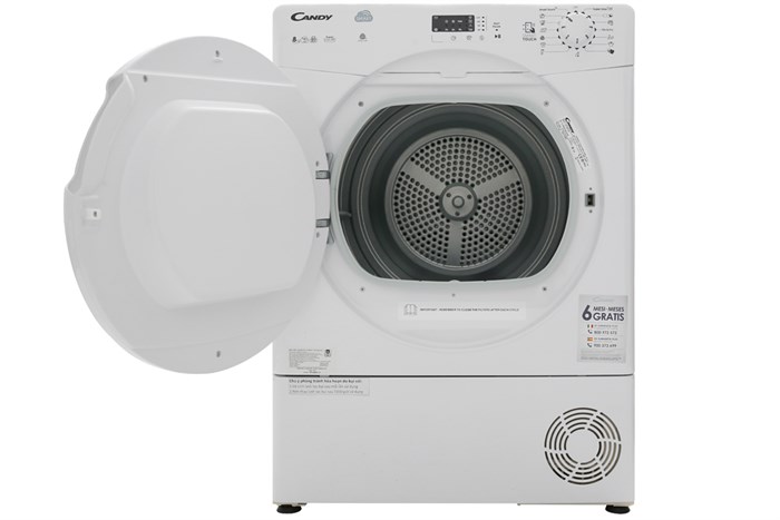 Máy sấy ngưng tụ Candy 8 Kg CS C8LF-S Màu Trắng