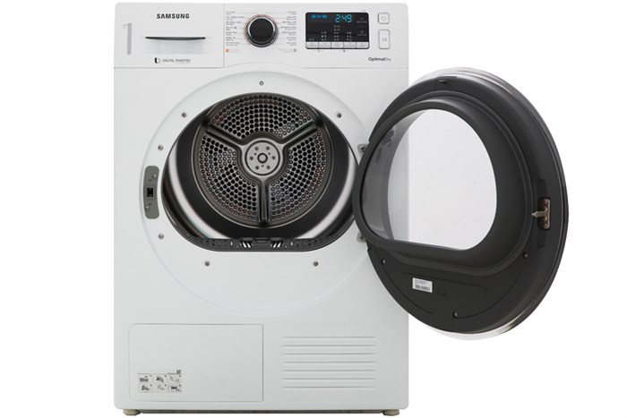 Máy sấy bơm nhiệt Samsung Inverter 9 Kg DV90M5200QW/SV Màu Trắng