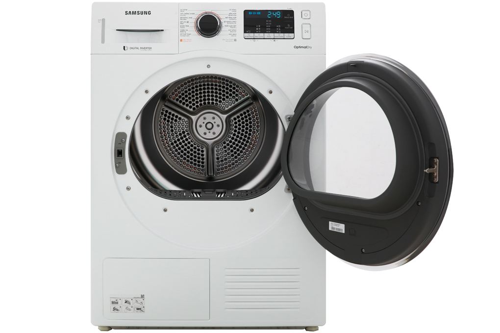 Máy sấy bơm nhiệt Samsung Inverter 9 Kg DV90M5200QW/SV Màu Trắng