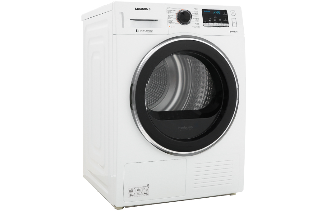 Máy sấy bơm nhiệt Samsung Inverter 9 Kg DV90M5200QW/SV Màu Trắng