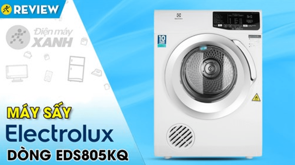 Máy sấy thông hơi Electrolux 8 Kg EDS805KQWA