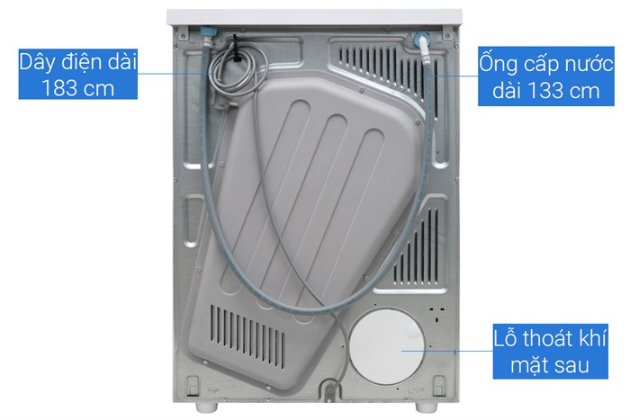 Máy sấy thông hơi Electrolux 8 Kg EDS805KQWA Màu Trắng