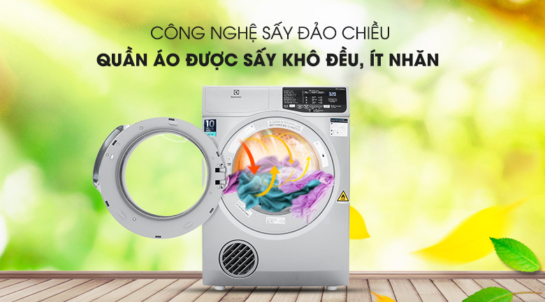 Máy sấy thông hơi Electrolux 8 Kg EDS805KQSA