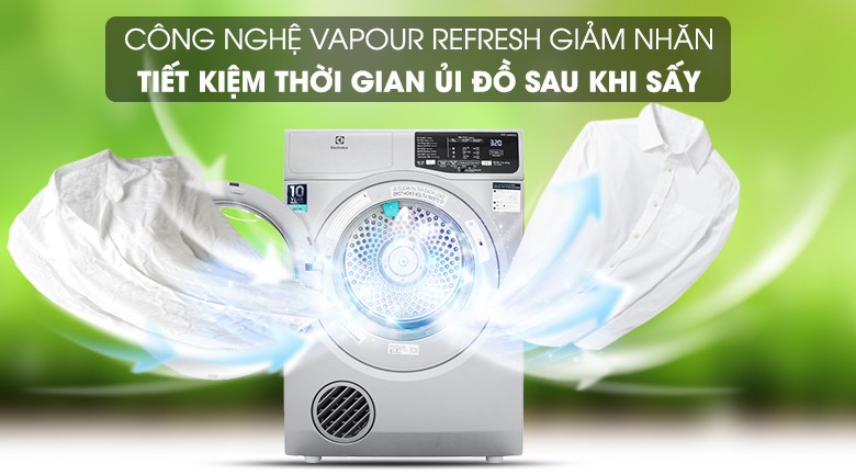 Máy sấy thông hơi Electrolux 8 Kg EDS805KQSA