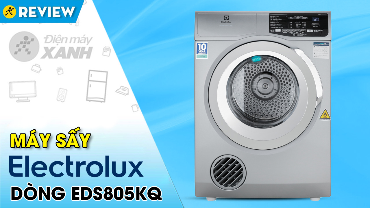 Máy sấy thông hơi Electrolux 8 Kg EDS805KQSA