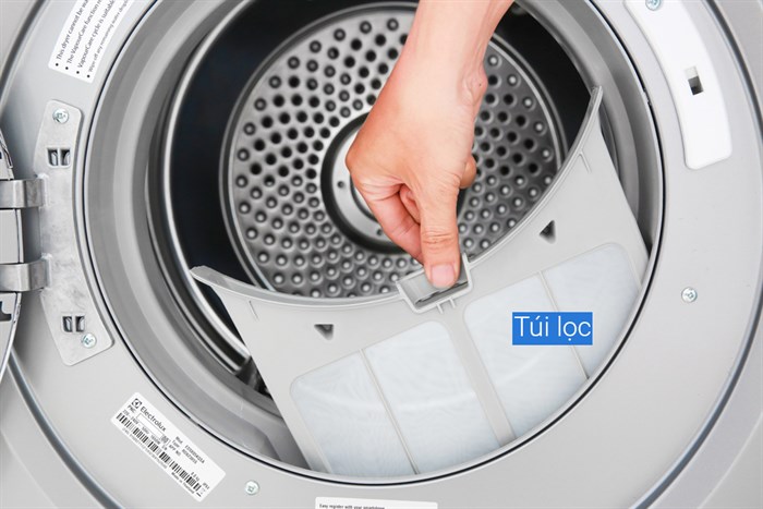 Máy sấy thông hơi Electrolux 8 Kg EDS805KQSA Màu Xám