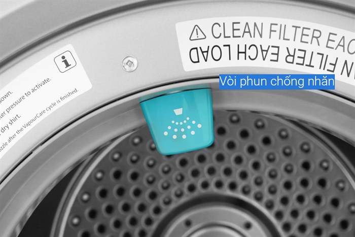 Máy sấy thông hơi Electrolux 8 Kg EDS805KQSA Màu Xám