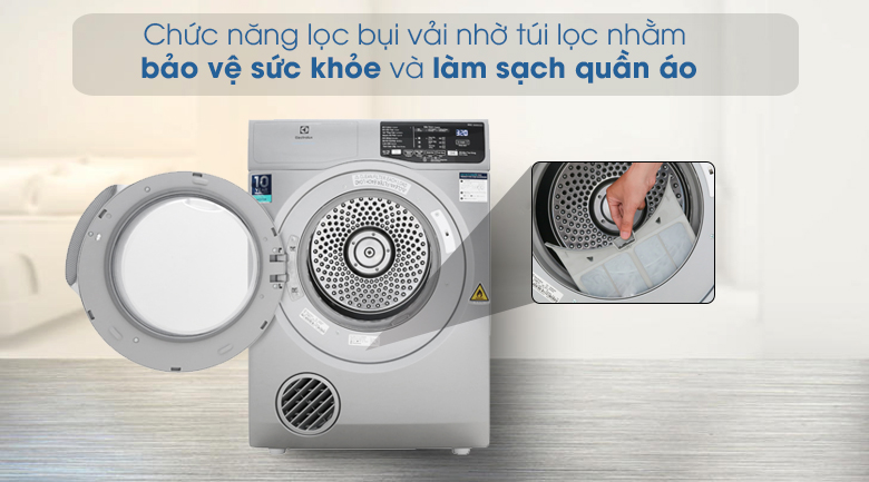 Máy sấy thông hơi Electrolux 8 Kg EDV805JQSA