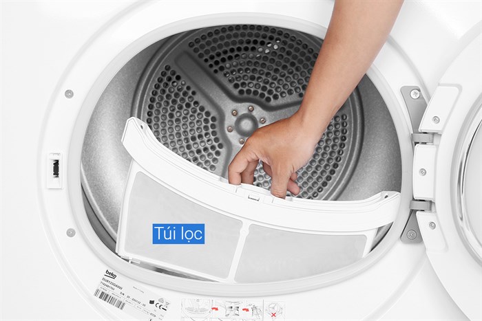 Máy sấy ngưng tụ Beko 8 kg DU8133GA0W Màu Trắng