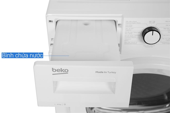 Máy sấy ngưng tụ Beko 8 kg DU8133GA0W Màu Trắng
